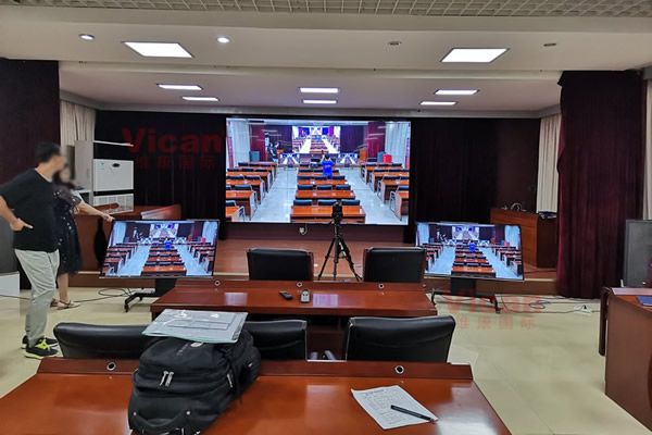 智能會議室液晶拼接屏顯示系統應用解決方案