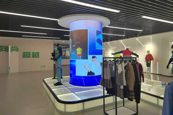 佛山市某品牌體驗店 - 弧形、圓柱LED顯示屏