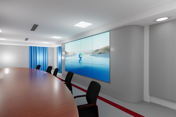 展館展廳大屏使用投影儀好，還是拼接屏好？